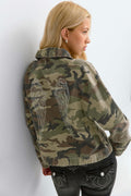 Y camo denim jacket