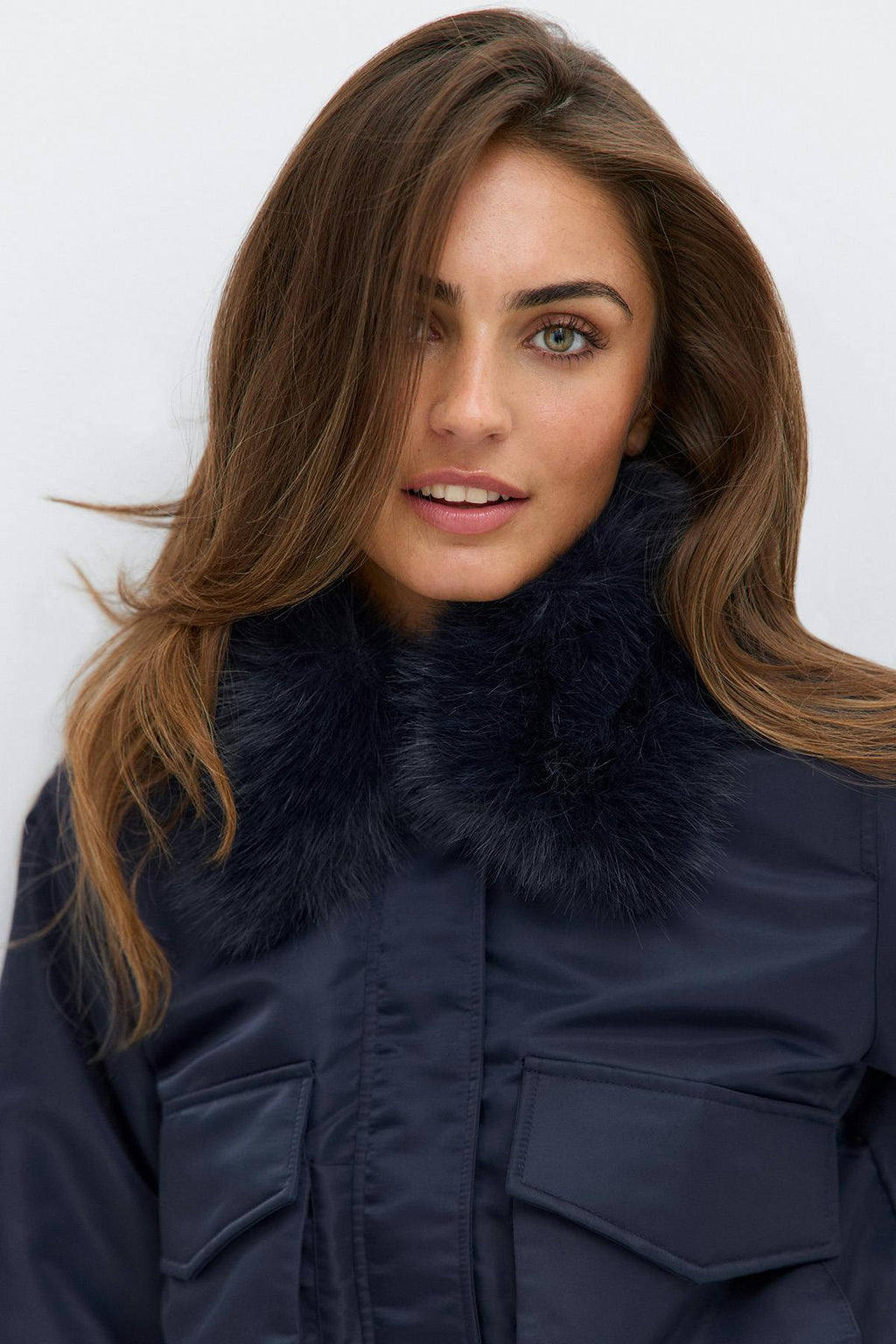14+ fur bomber jacket