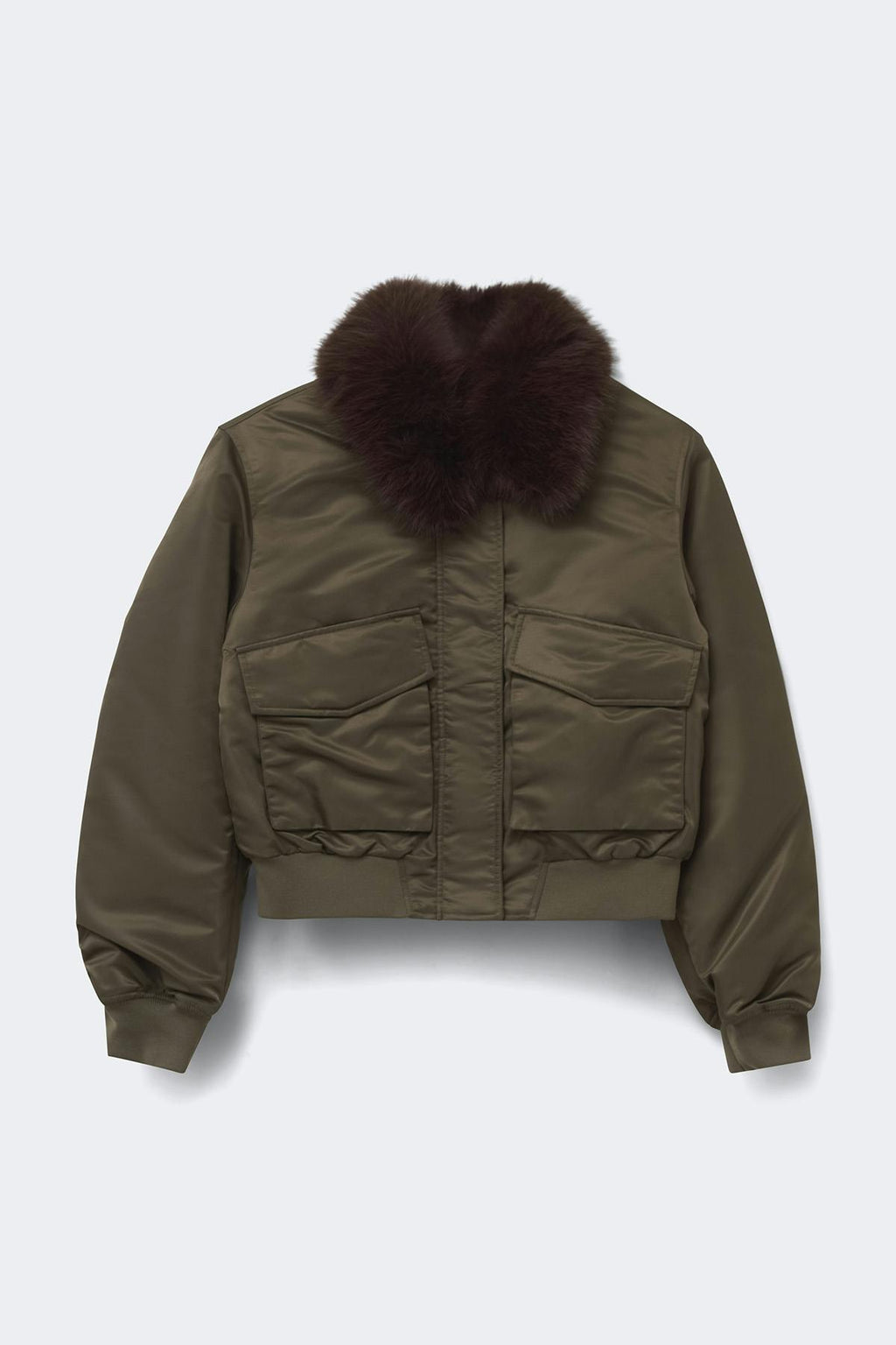 14+ fur bomber jacket