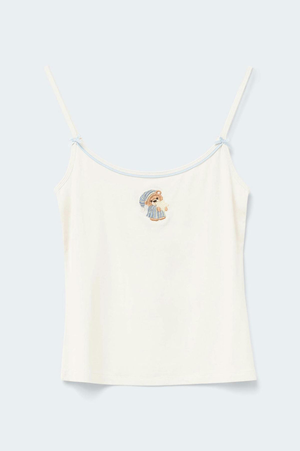 Soft strap piping singlet