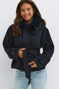Y fur felt jacket