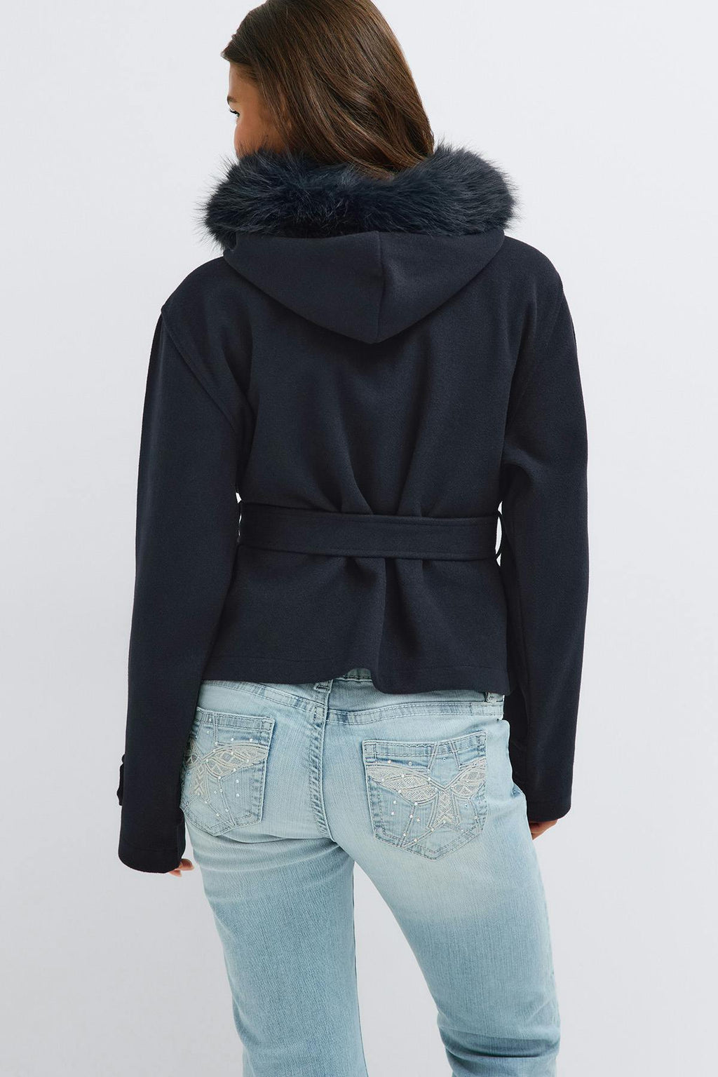 Y fur felt jacket