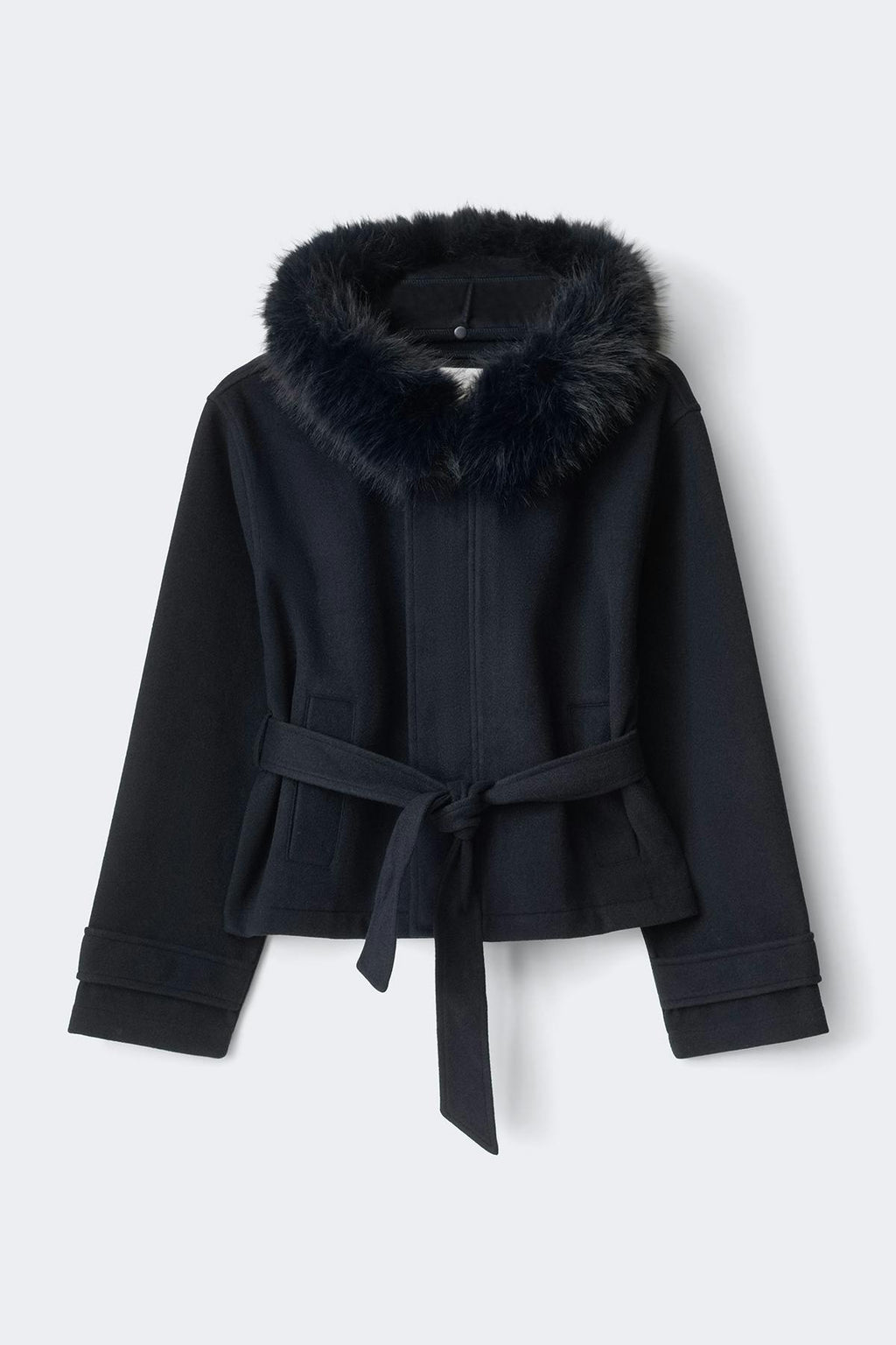 Y fur felt jacket