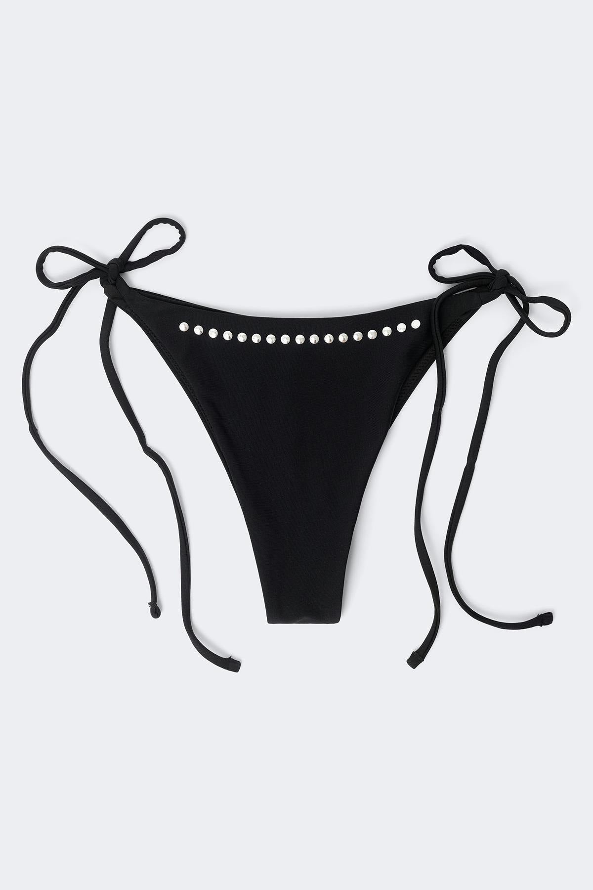 Studded bikini brazilian