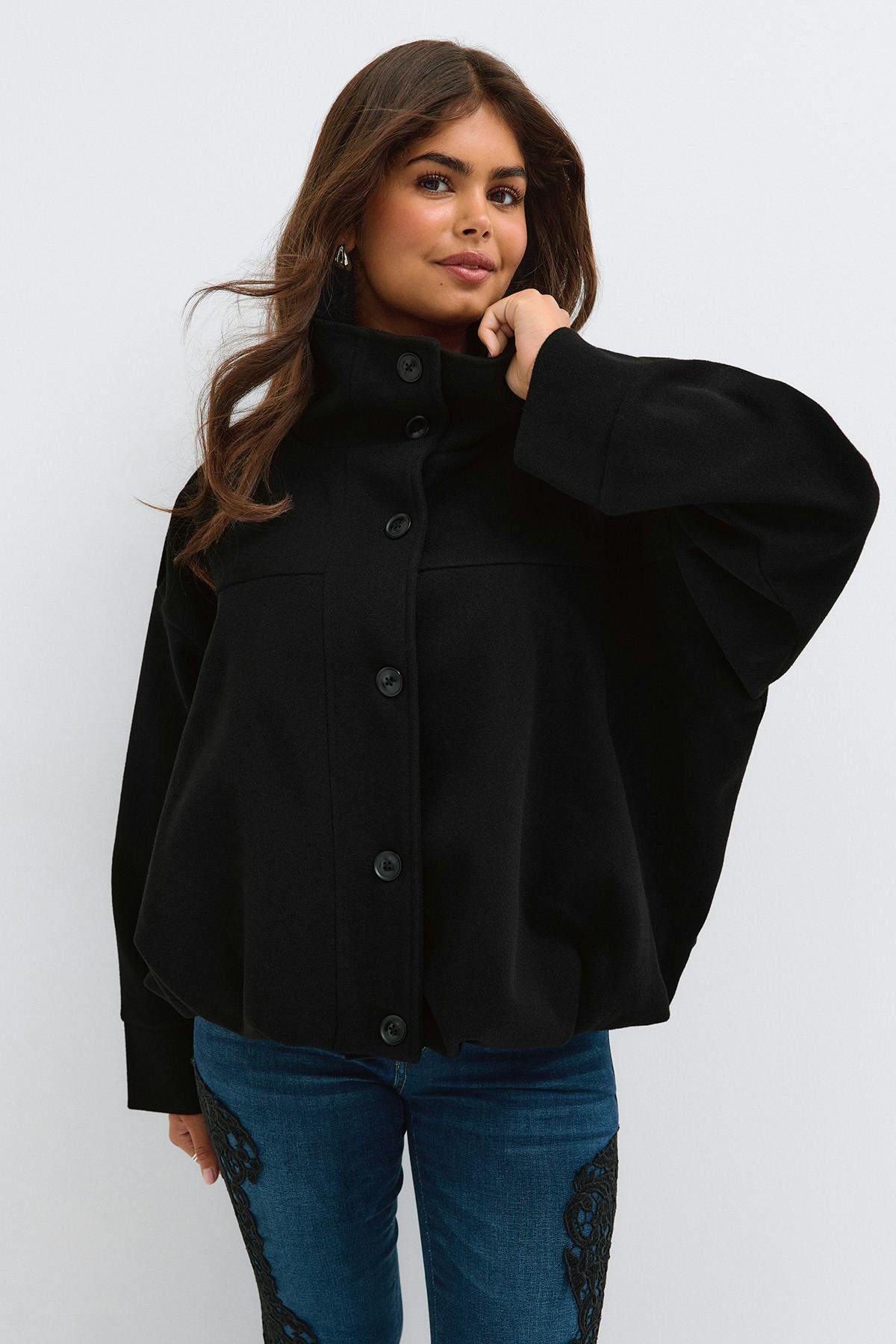 14+ high neck jacket