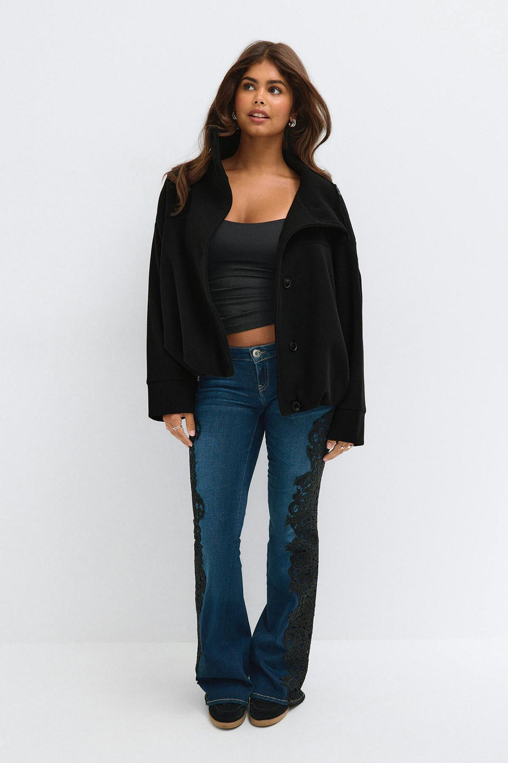 14+ high neck jacket