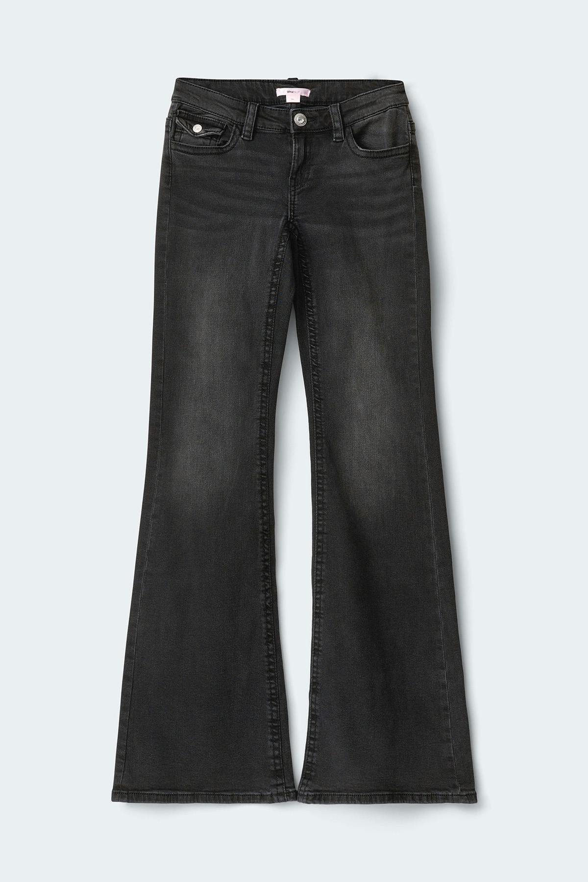 Y angel wings flare jeans tall
