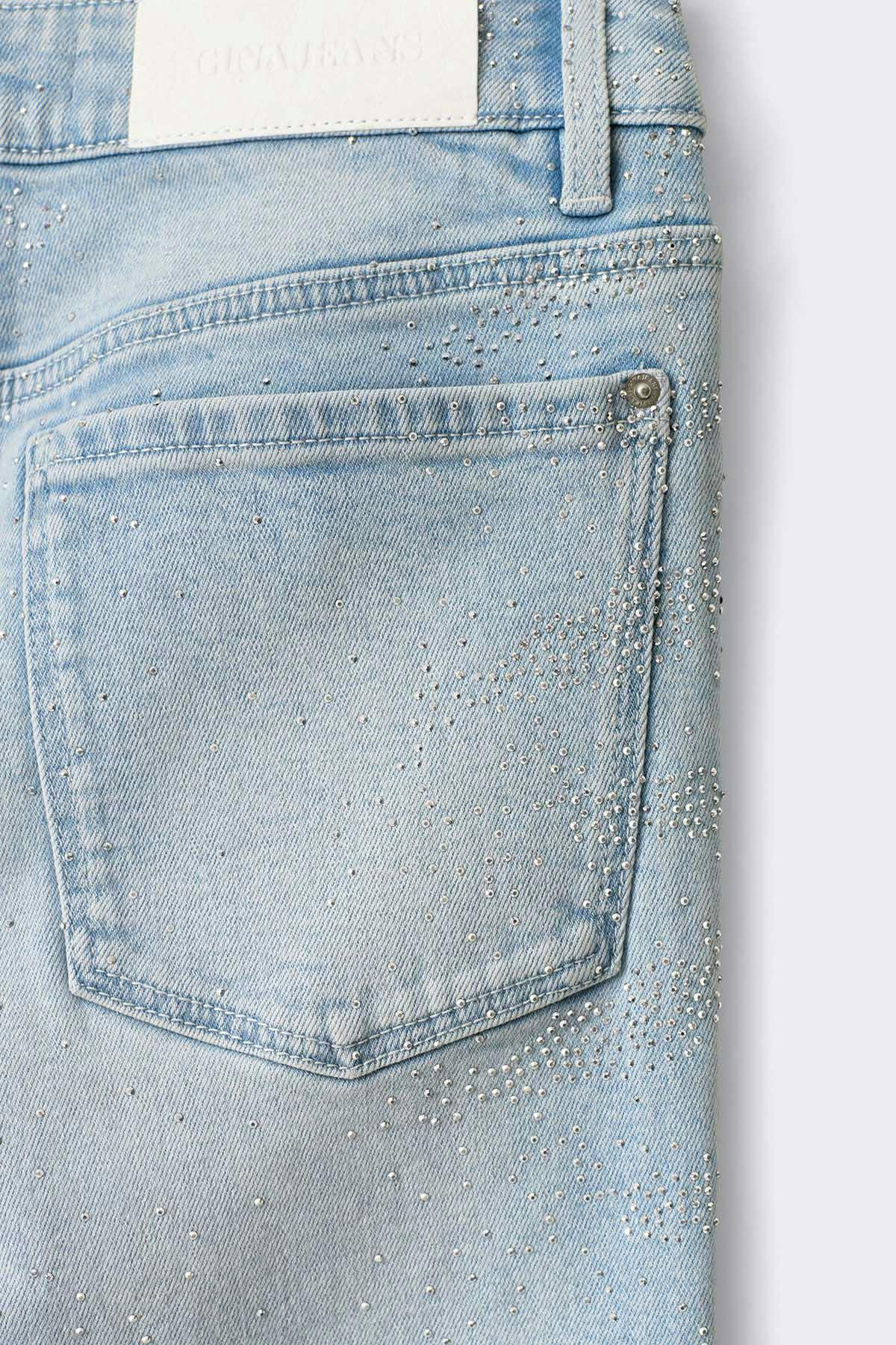 Shape up rhinestone jeans