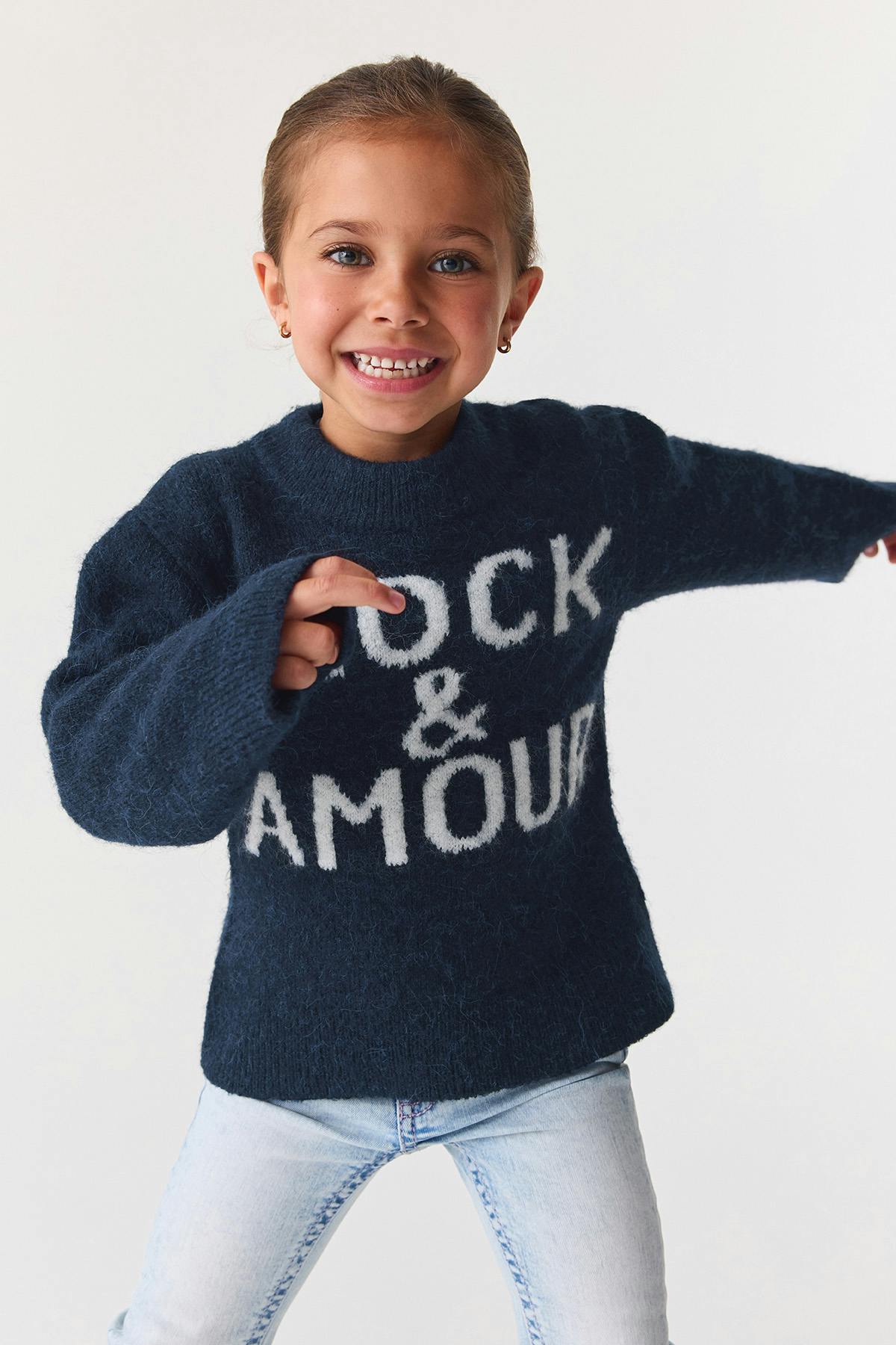 Y petite crew neck sweater