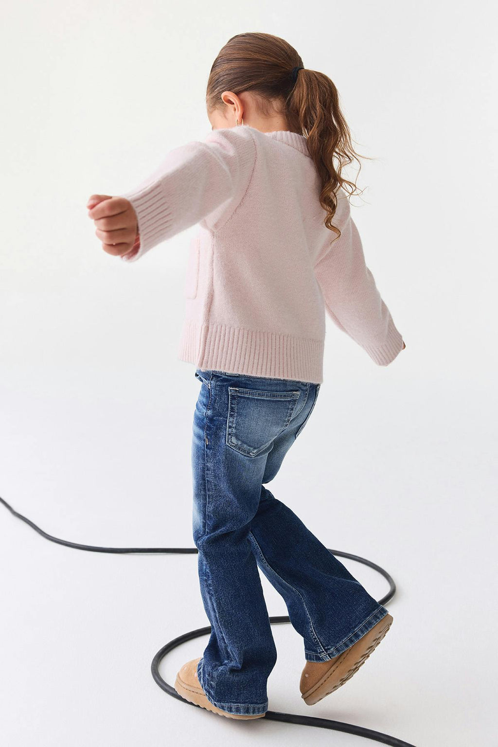 Y petite knitted cardigan