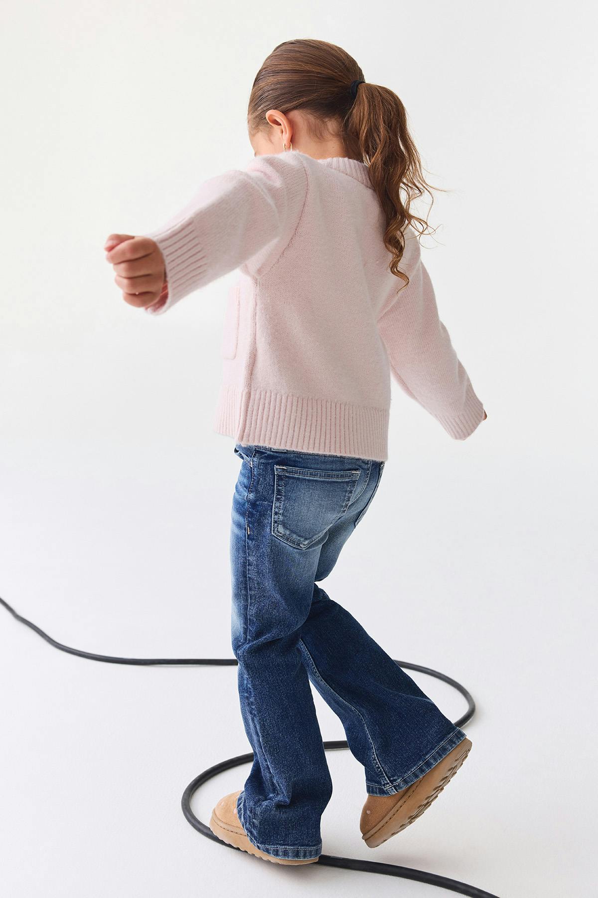 Y petite knitted cardigan