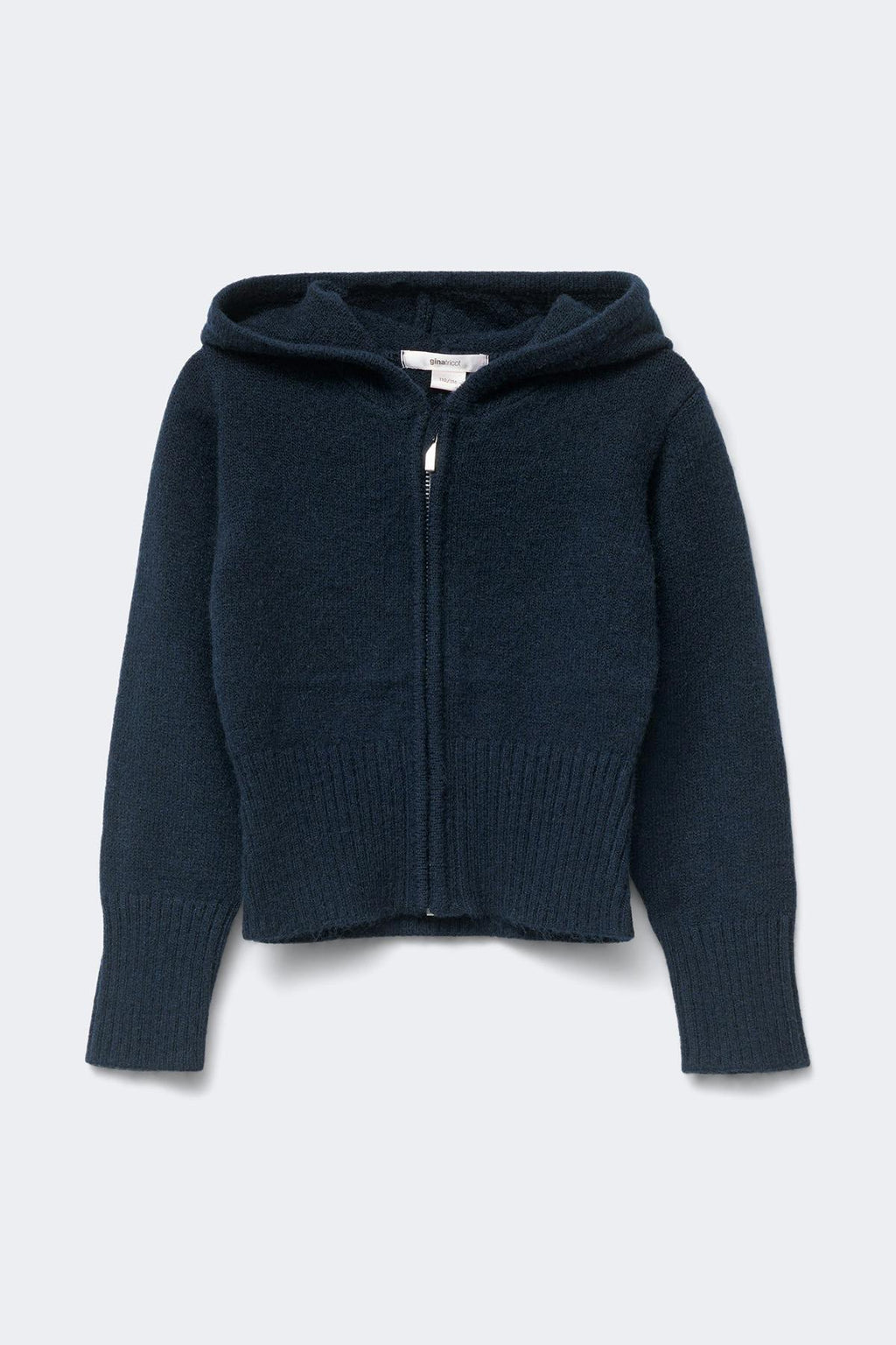 Y petite knitted hoodie