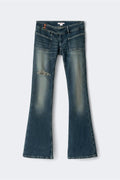 14+ pleated flare jeans curve