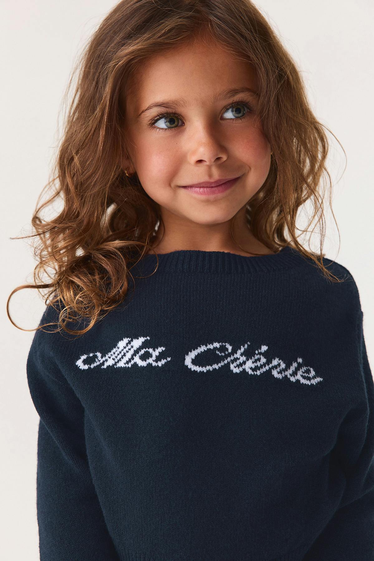 Y petite graphic sweater