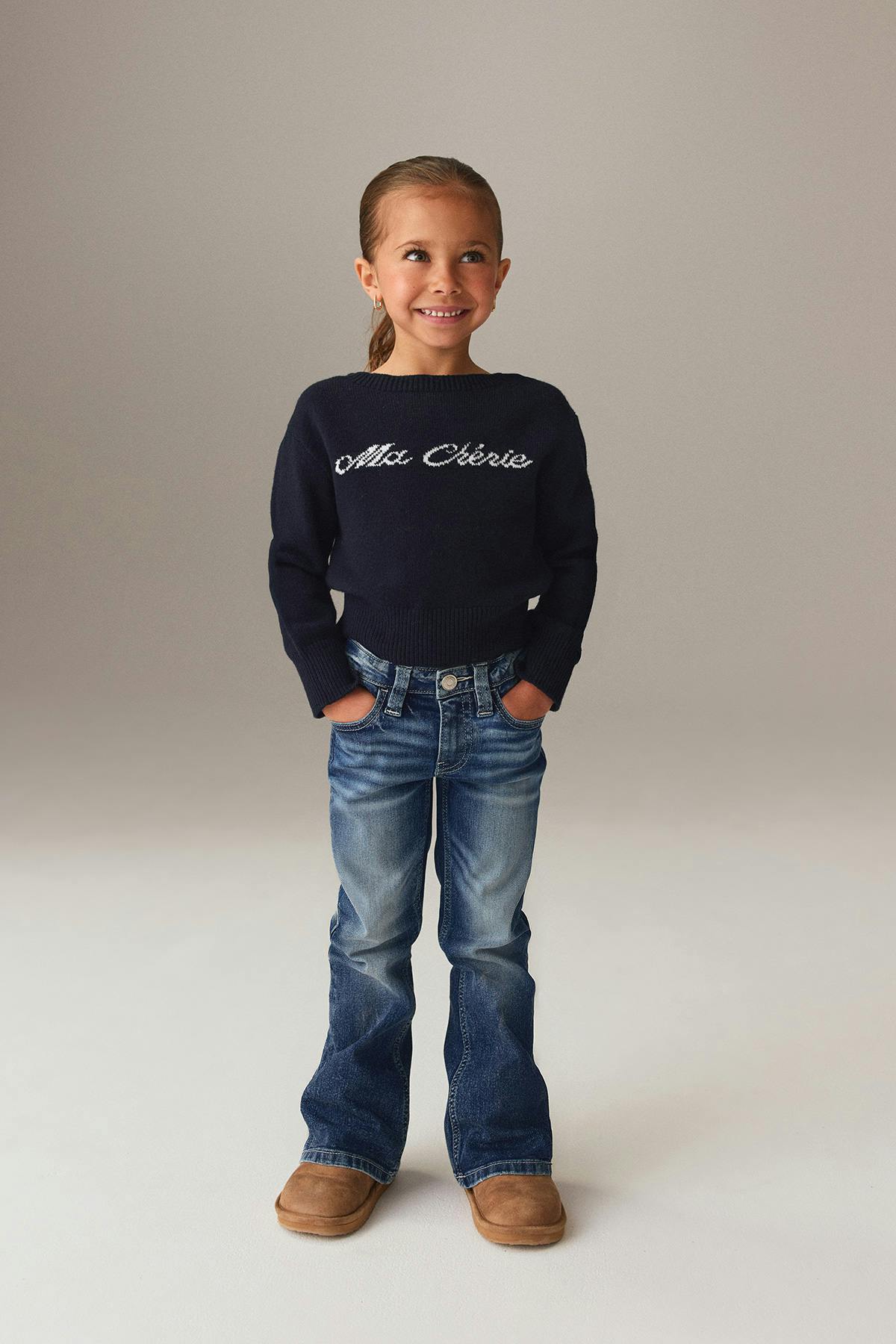 Y petite graphic sweater