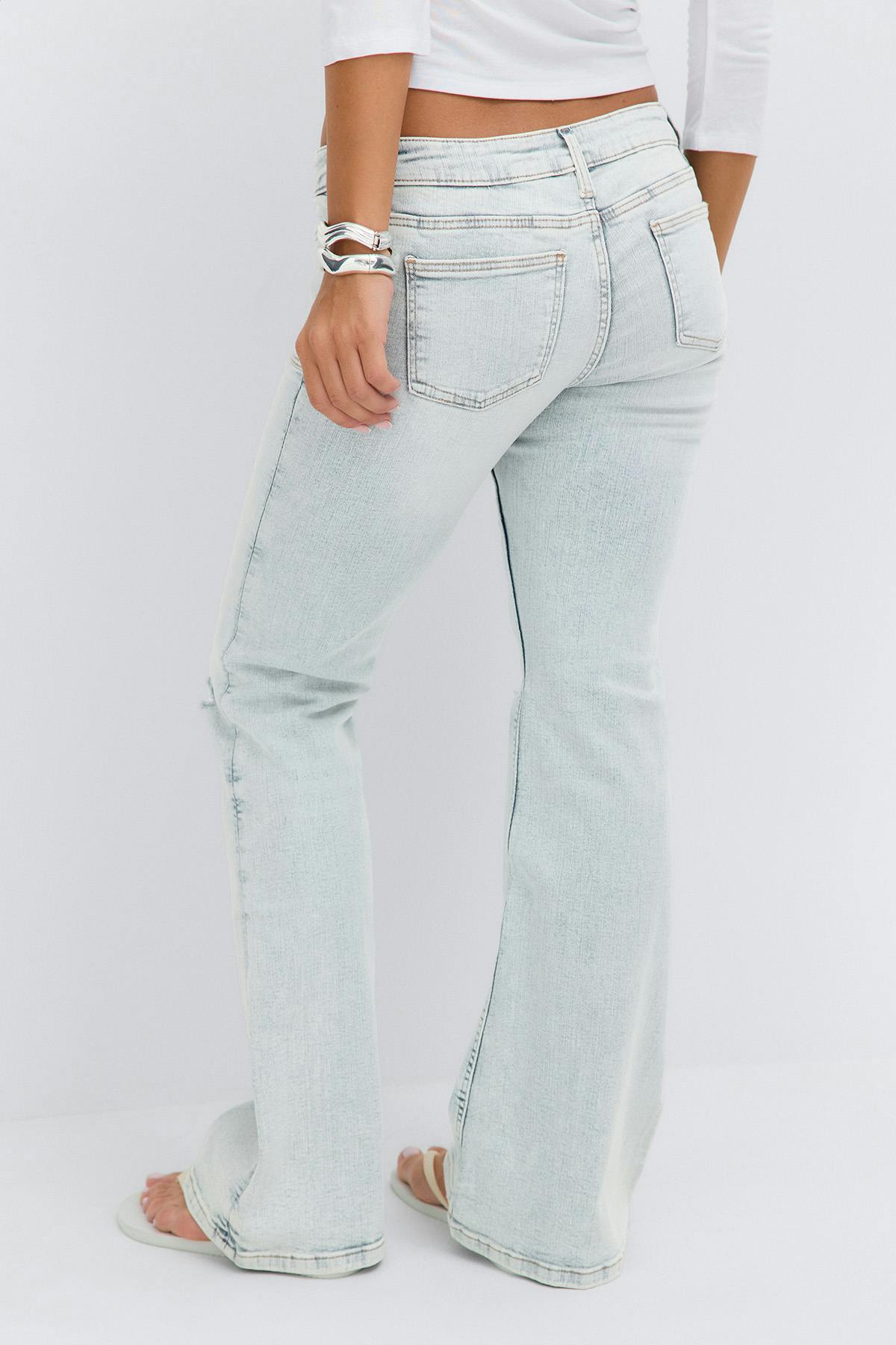 14+ pleated tie jeans