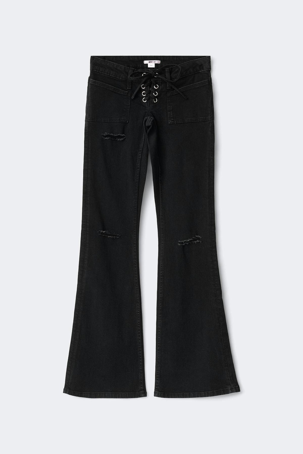 14+ pleated tie jeans