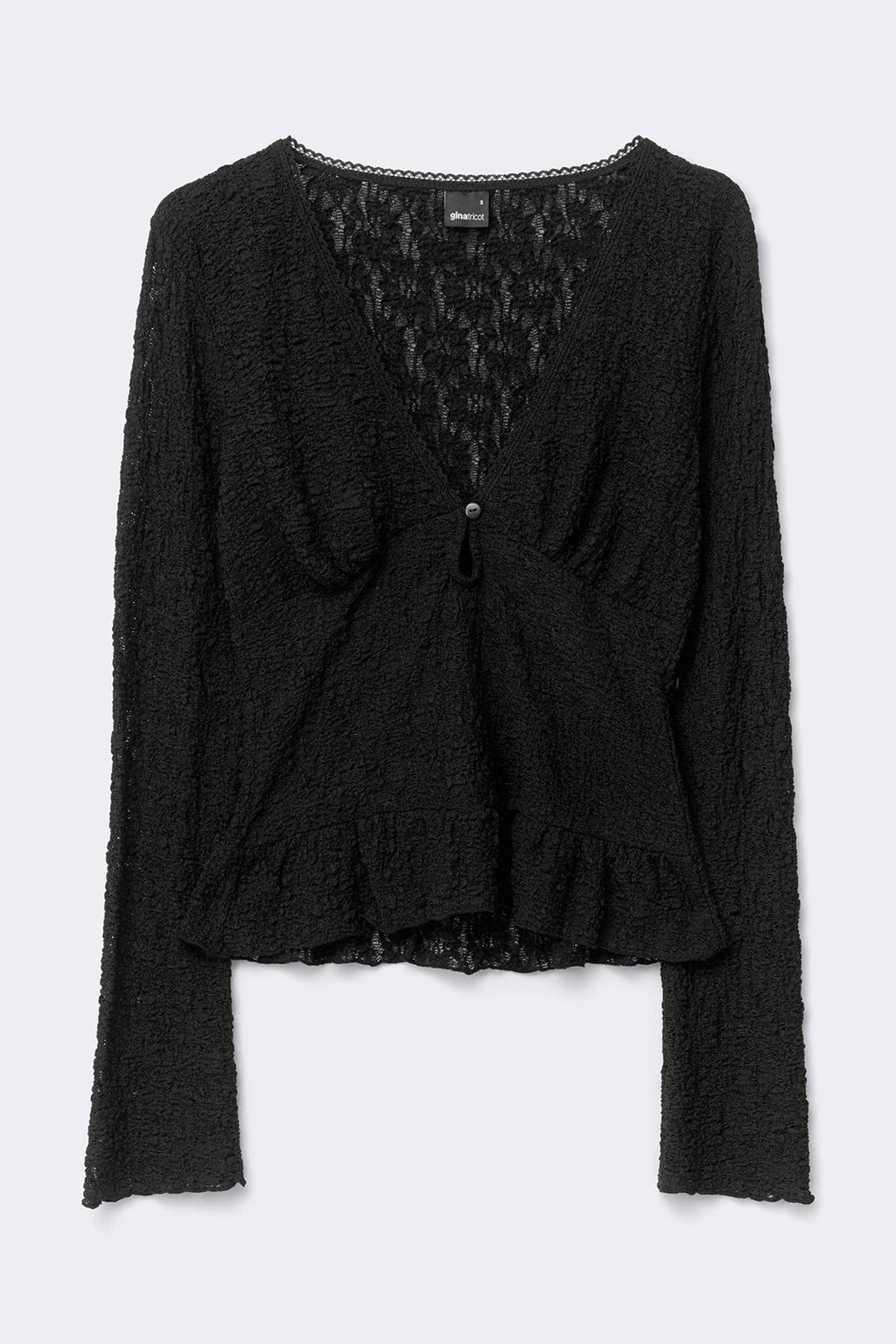 Lace v-neck top