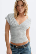 V-neck top