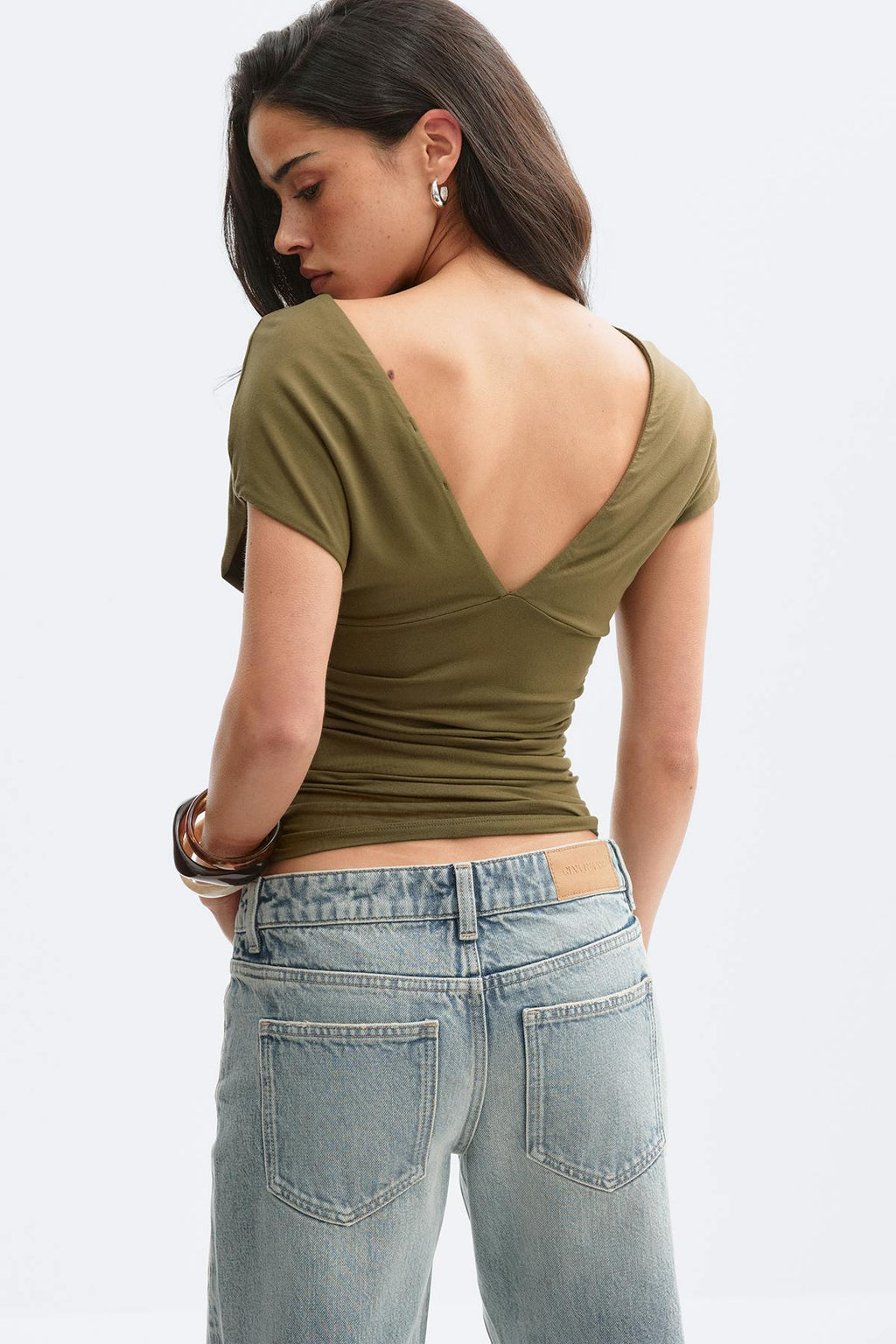 V-neck top