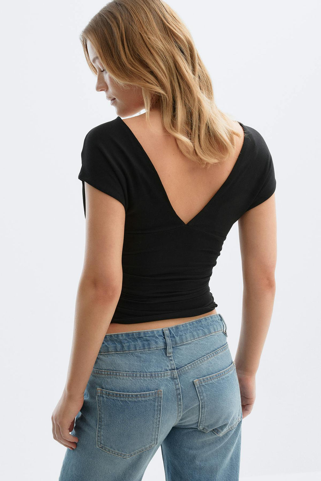V-neck top