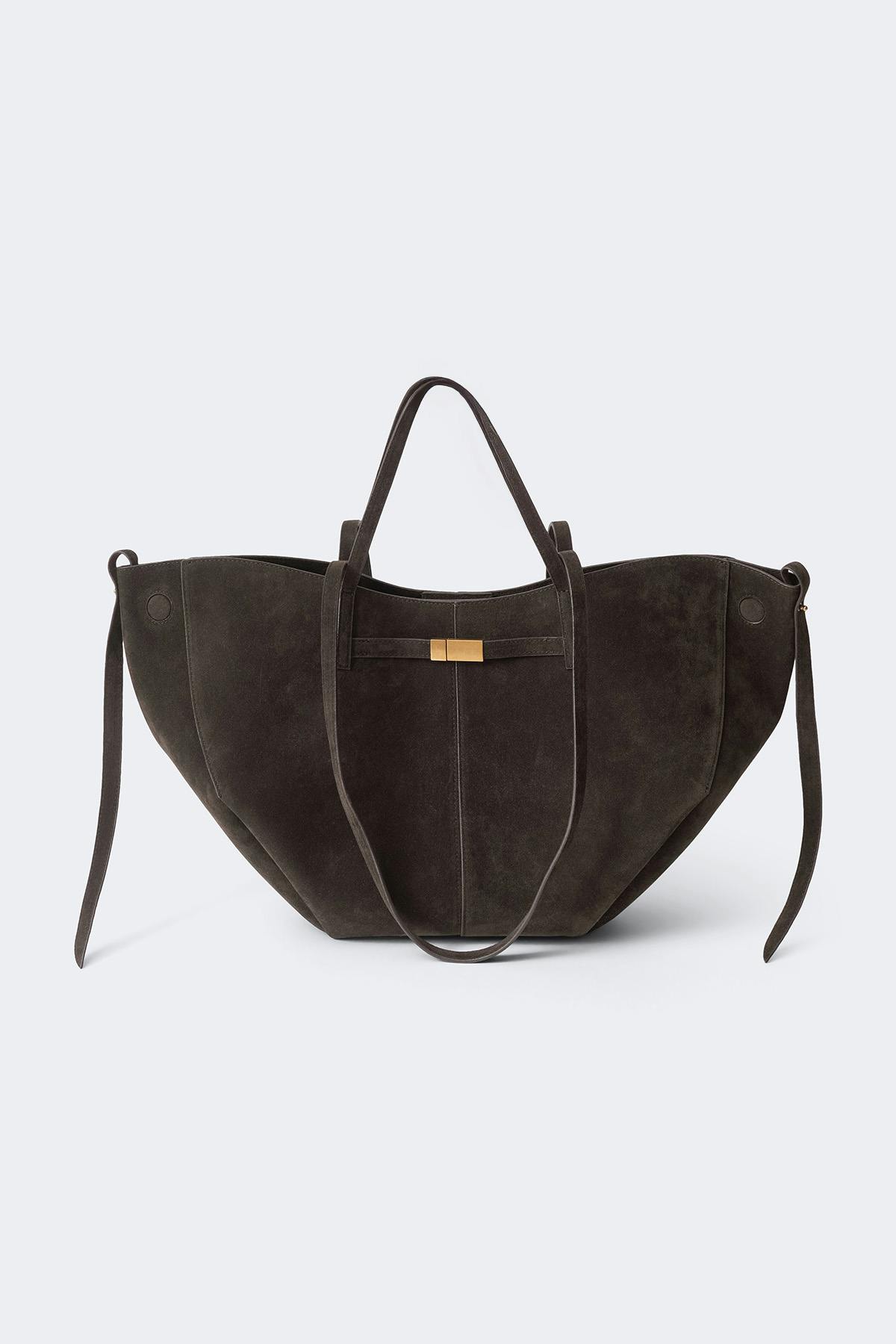 Detail strap tote bag