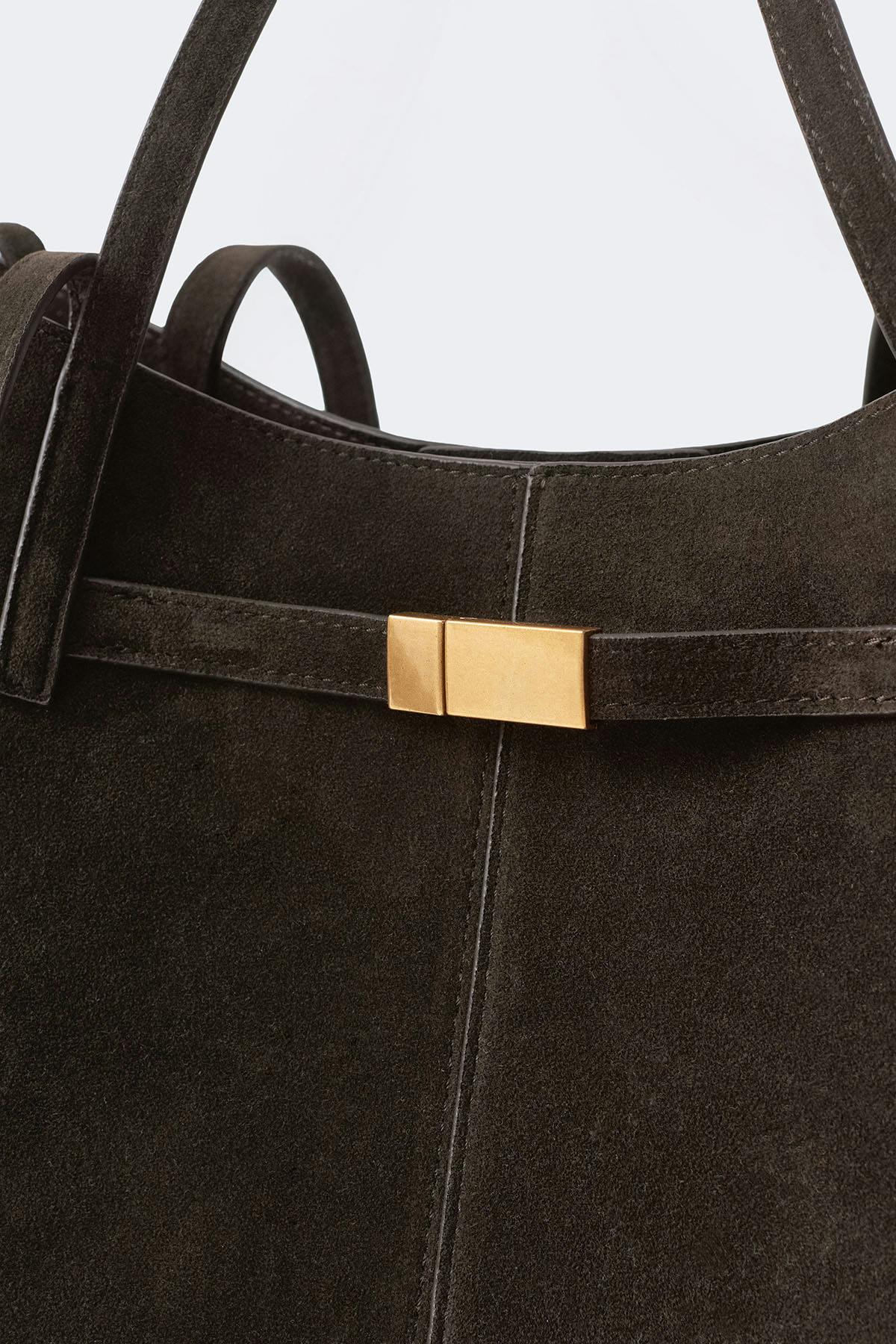 Detail strap tote bag