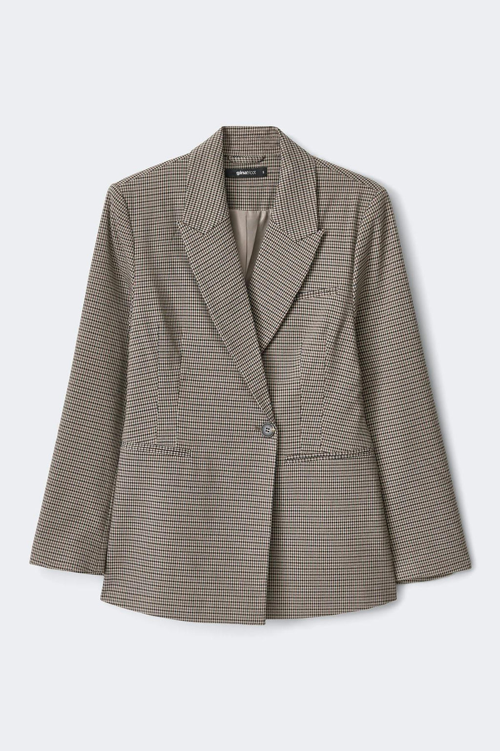 Shaped tie blazer