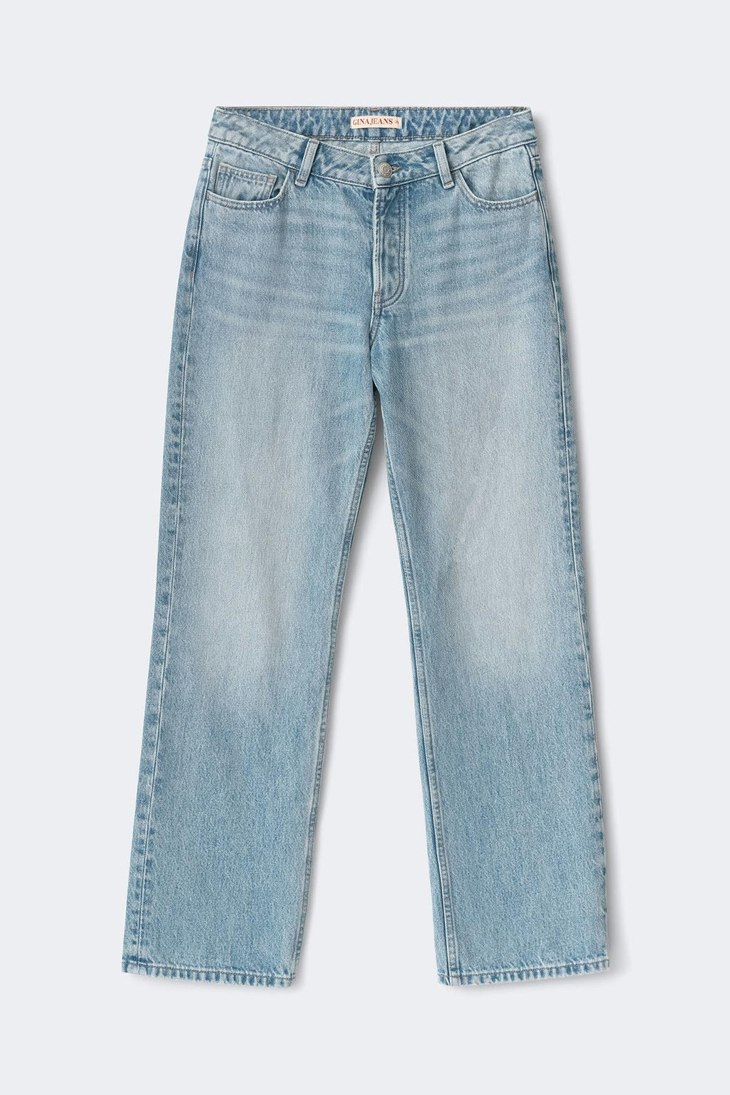 Slim straight jeans