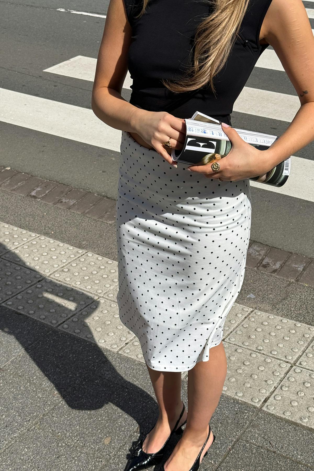 90s midi skirt