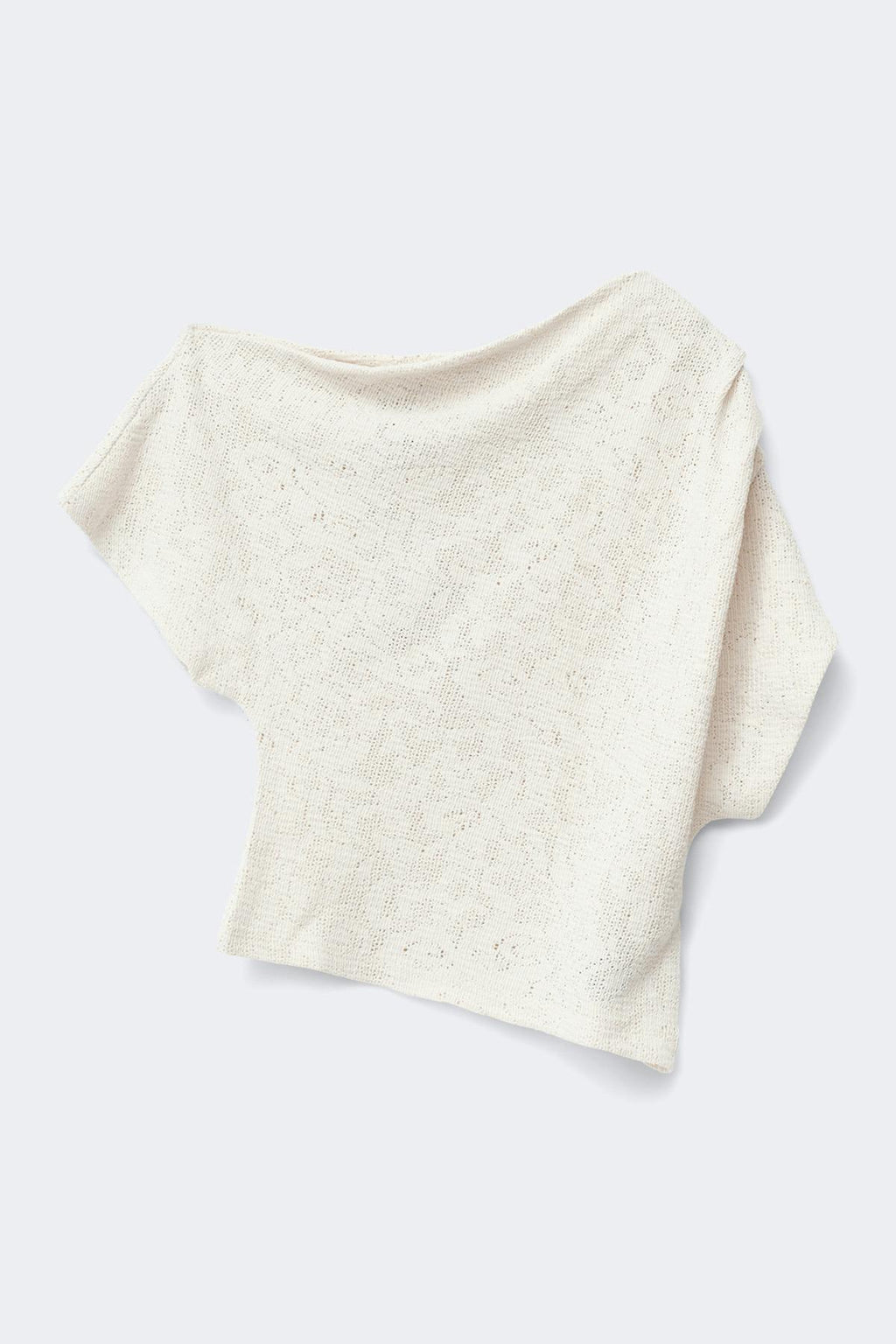 Lace dropped shoulder top