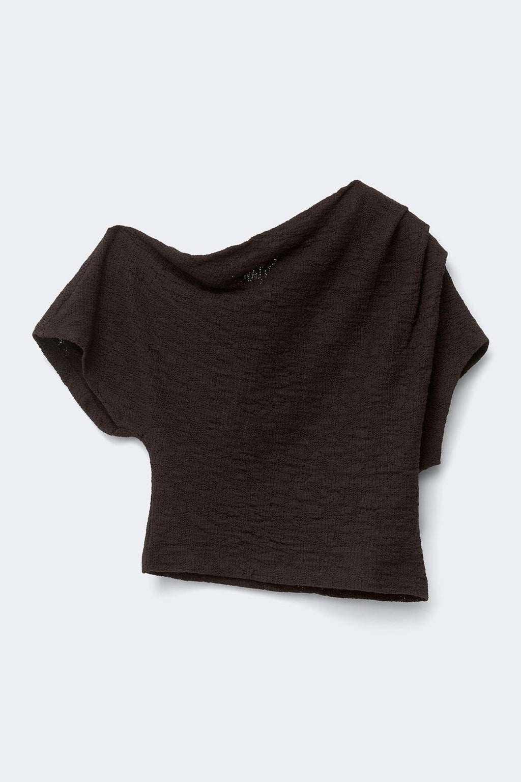 Lace dropped shoulder top
