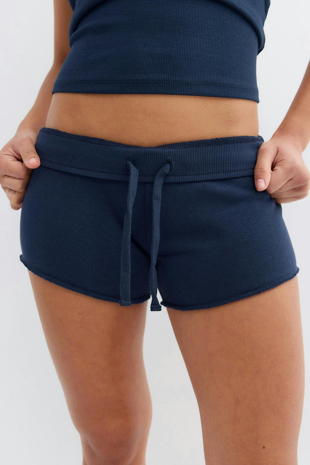 14+ folded waist shorts