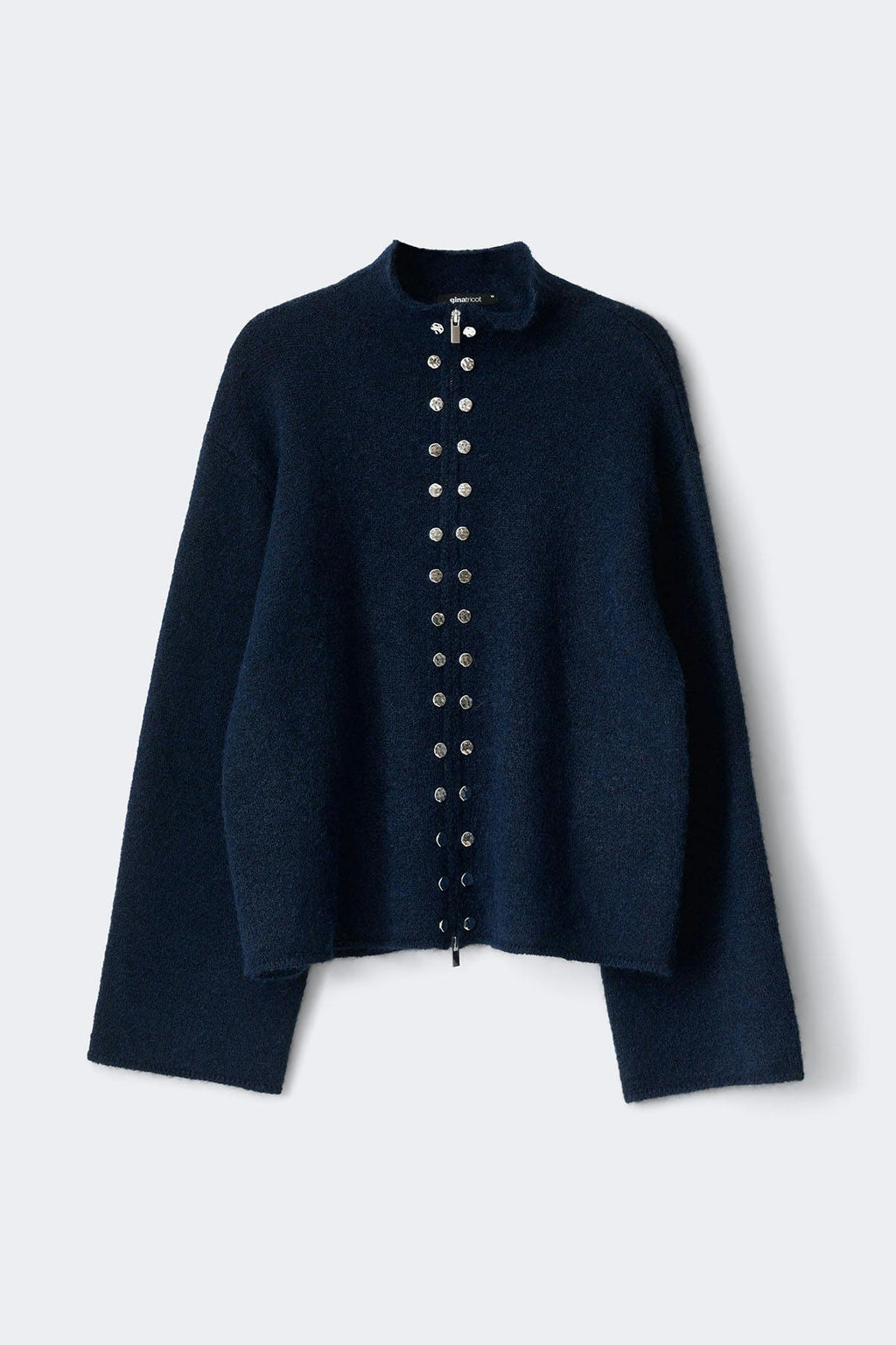 Knitted button cardigan