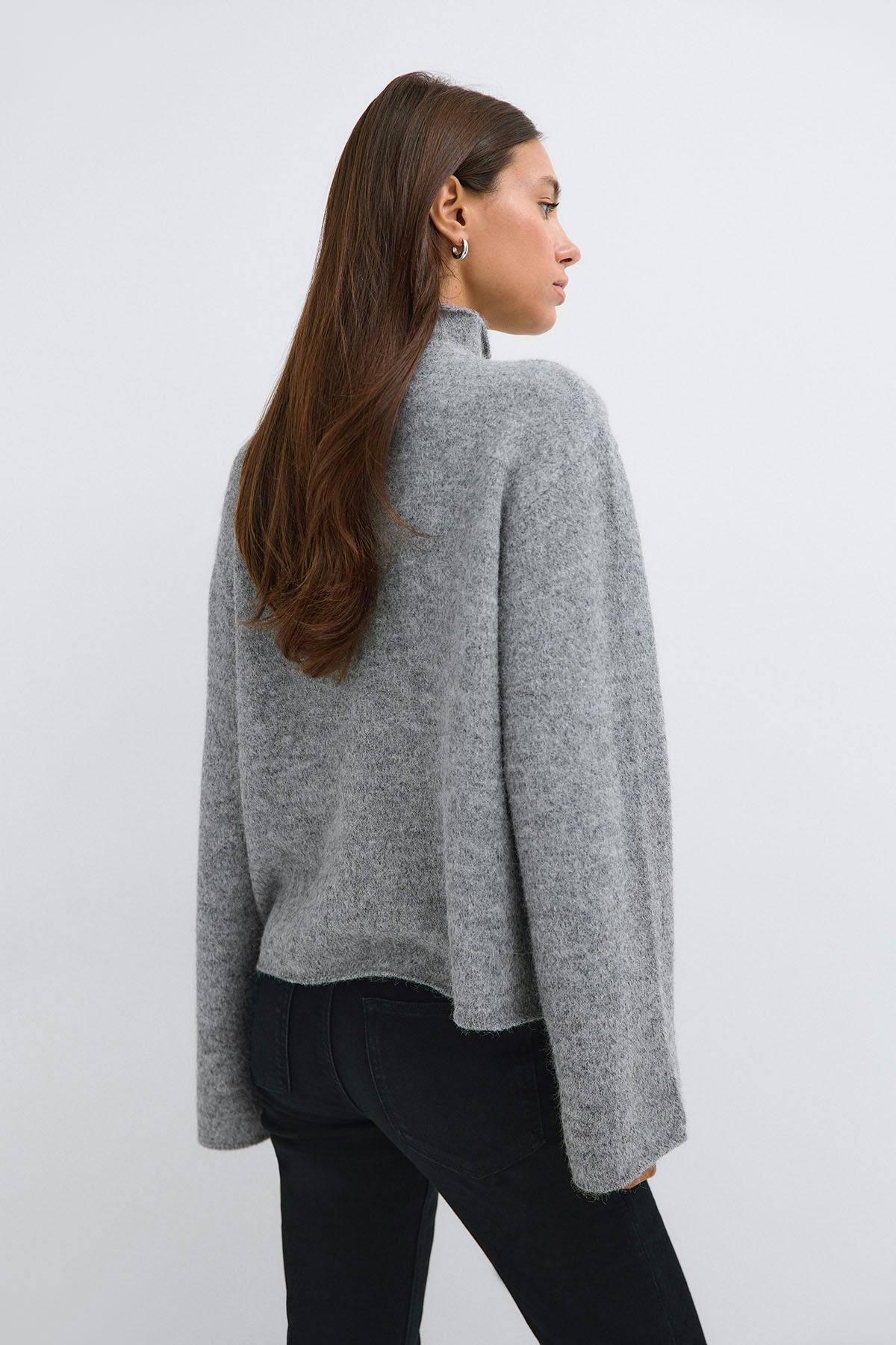 Knitted button cardigan