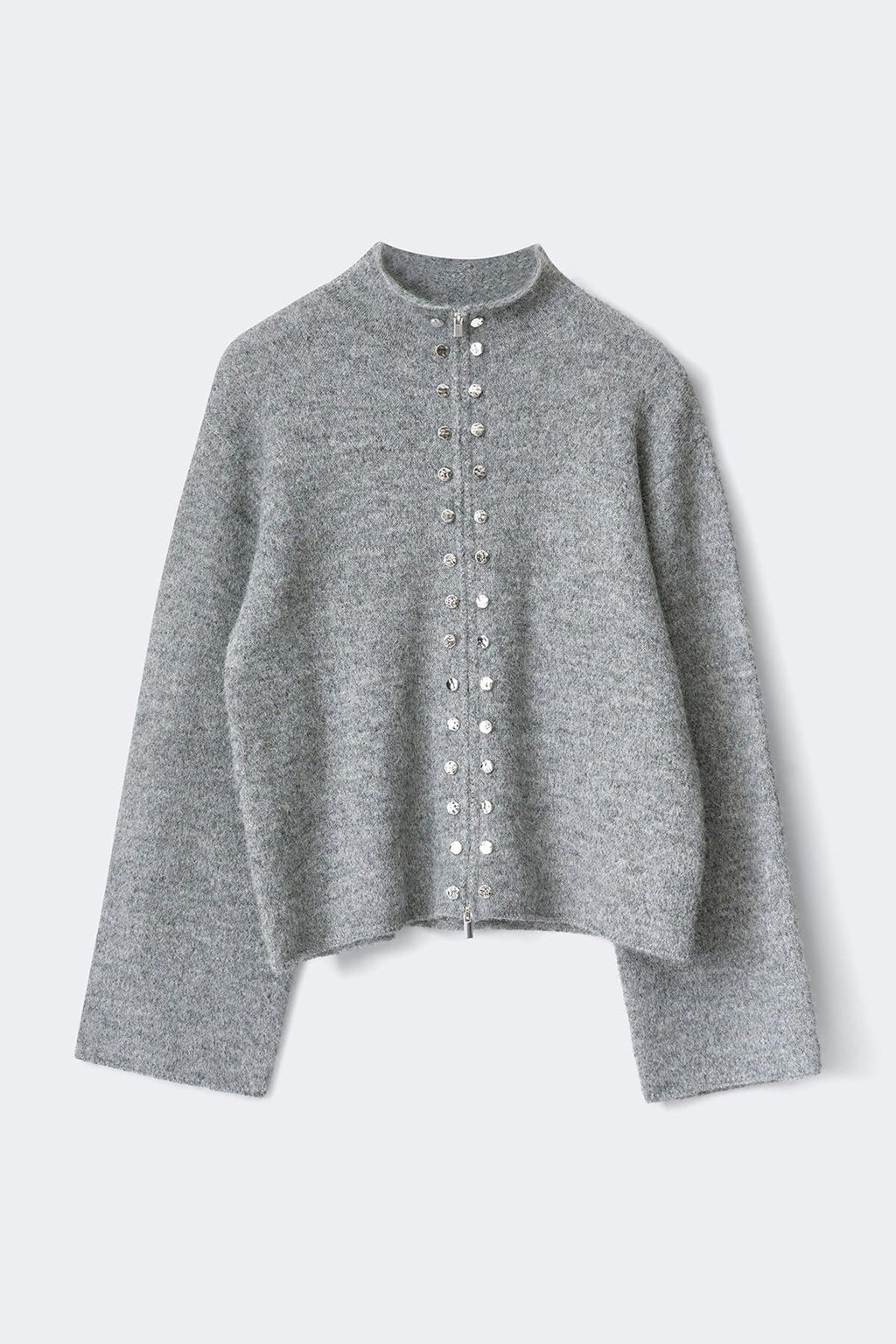 Knitted button cardigan