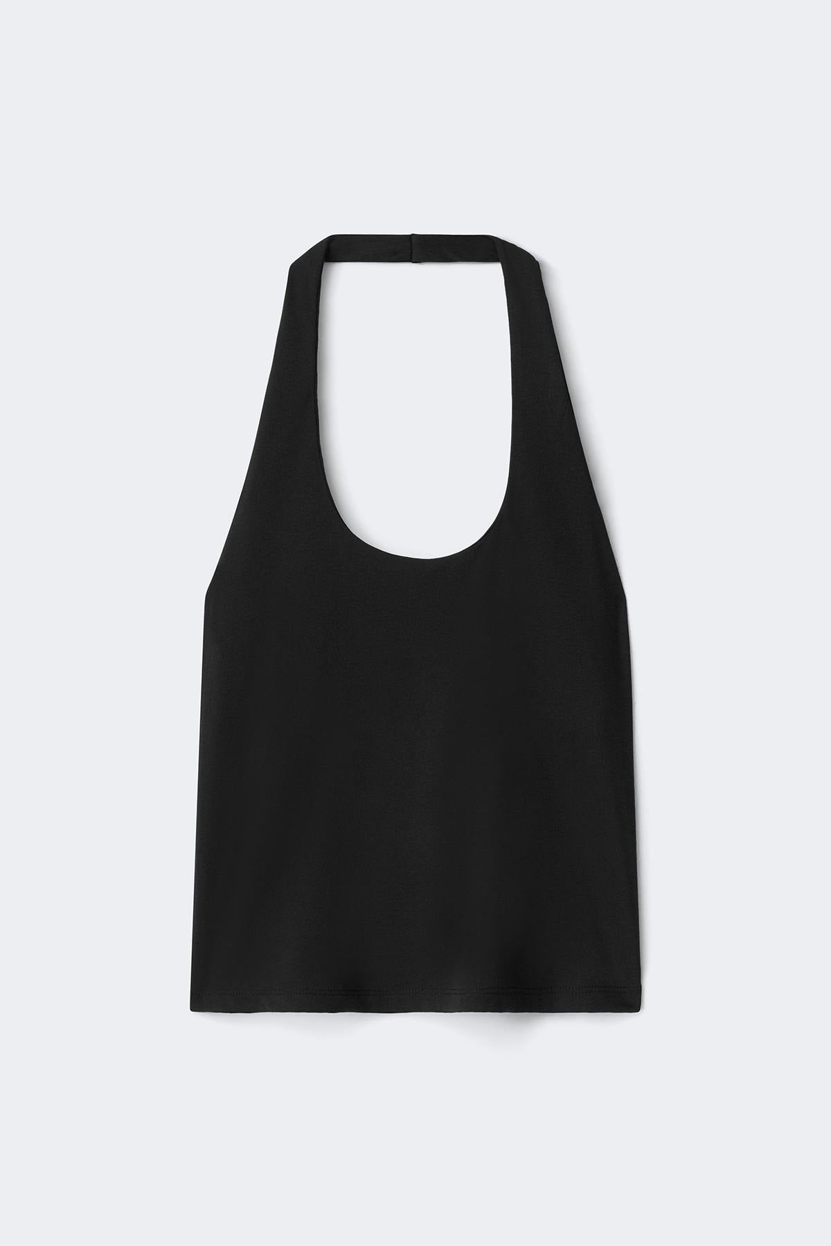 Halterneck yoga singlet