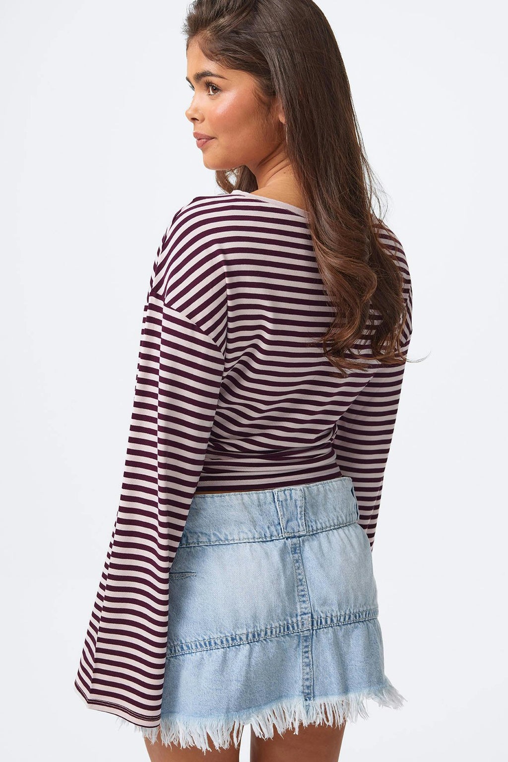 14+ fitted long sleeve top