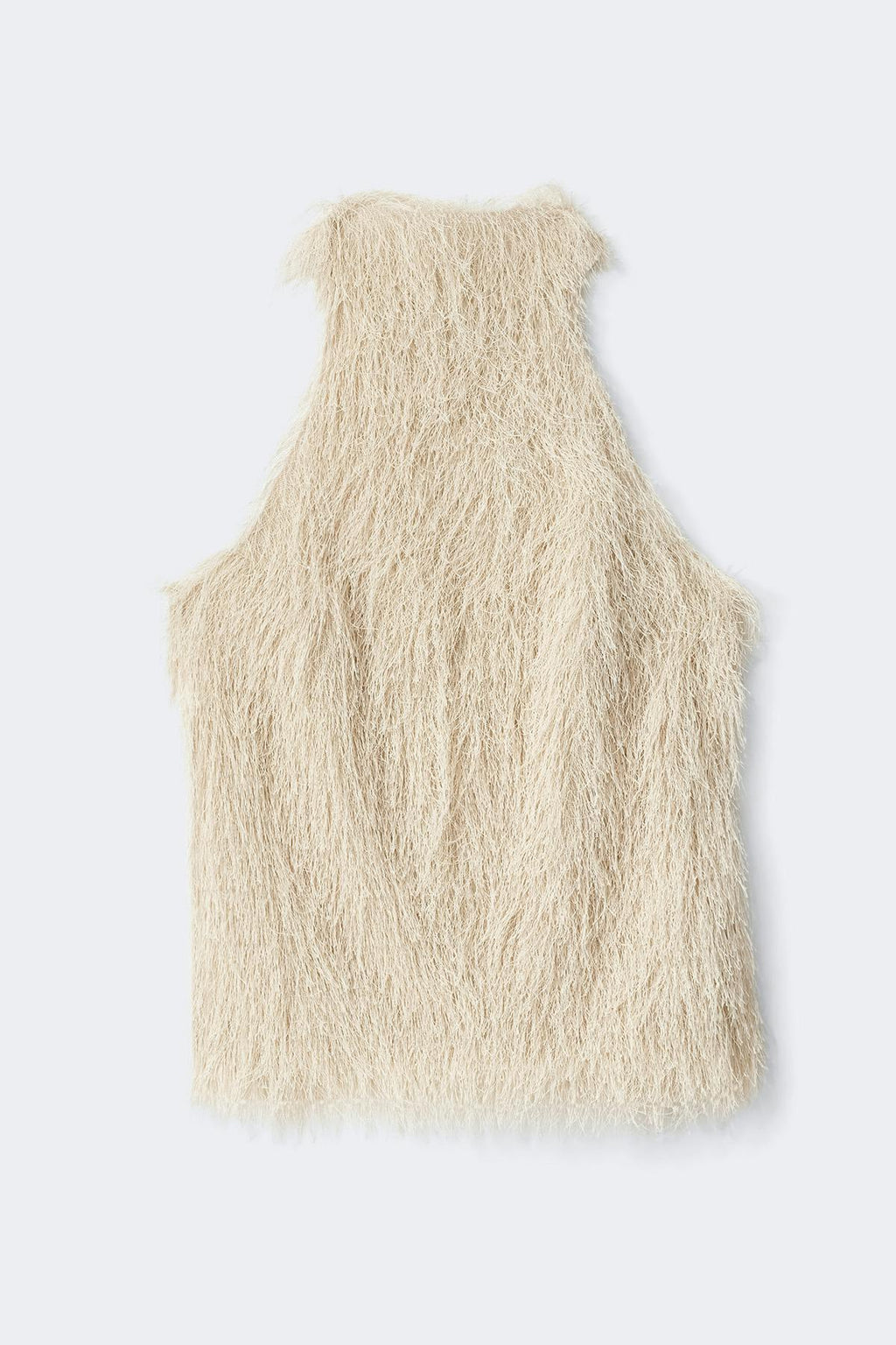 Open back halterneck top