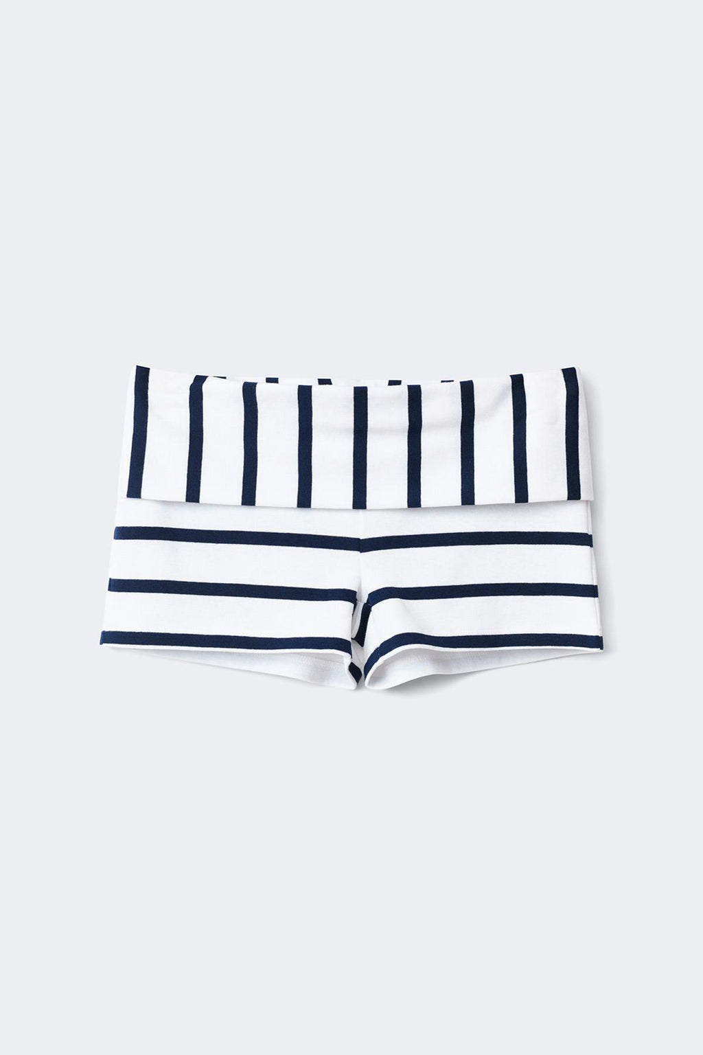 Y low folded shorts