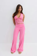 14+ coral baggy yoga pants