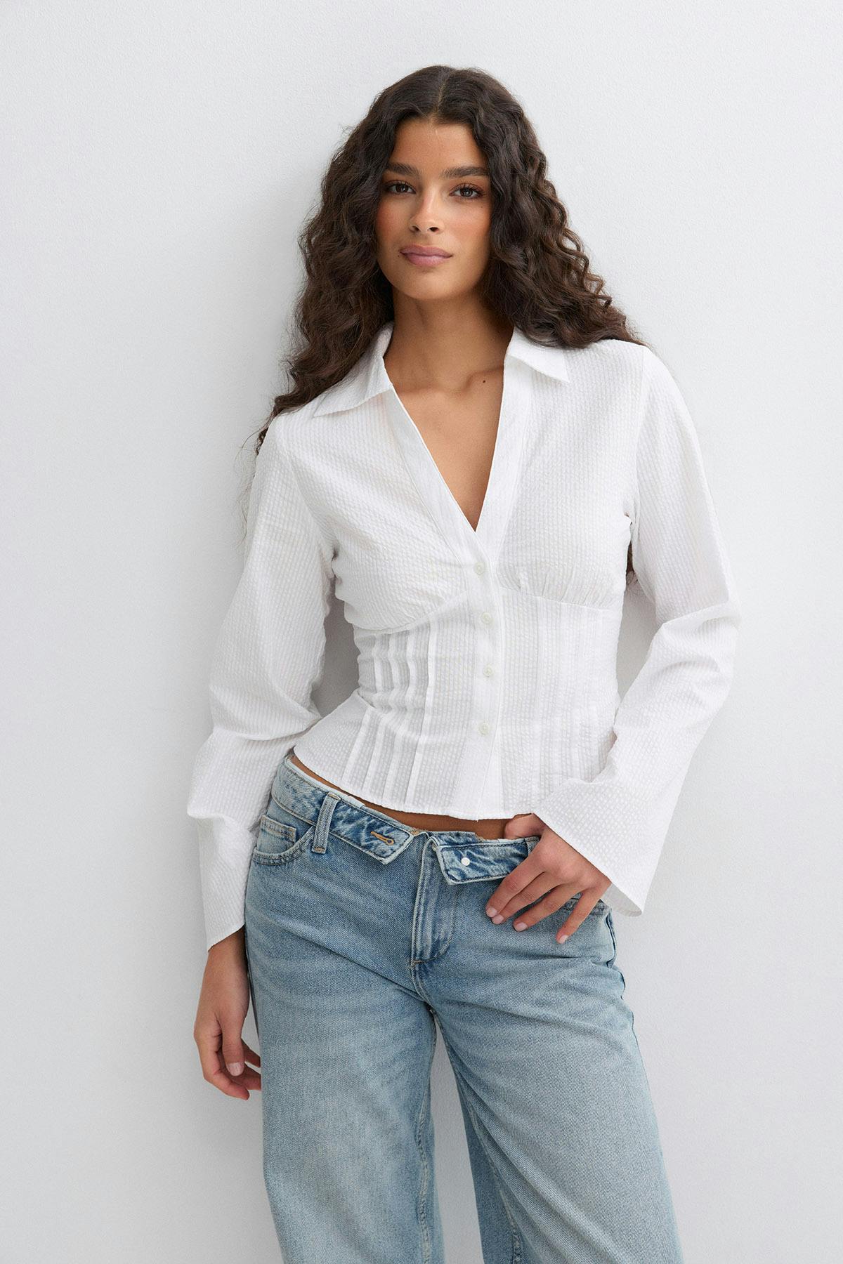 Seersucker shirt