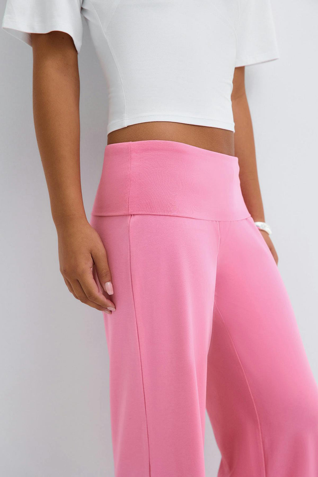 Y coral baggy yoga pants