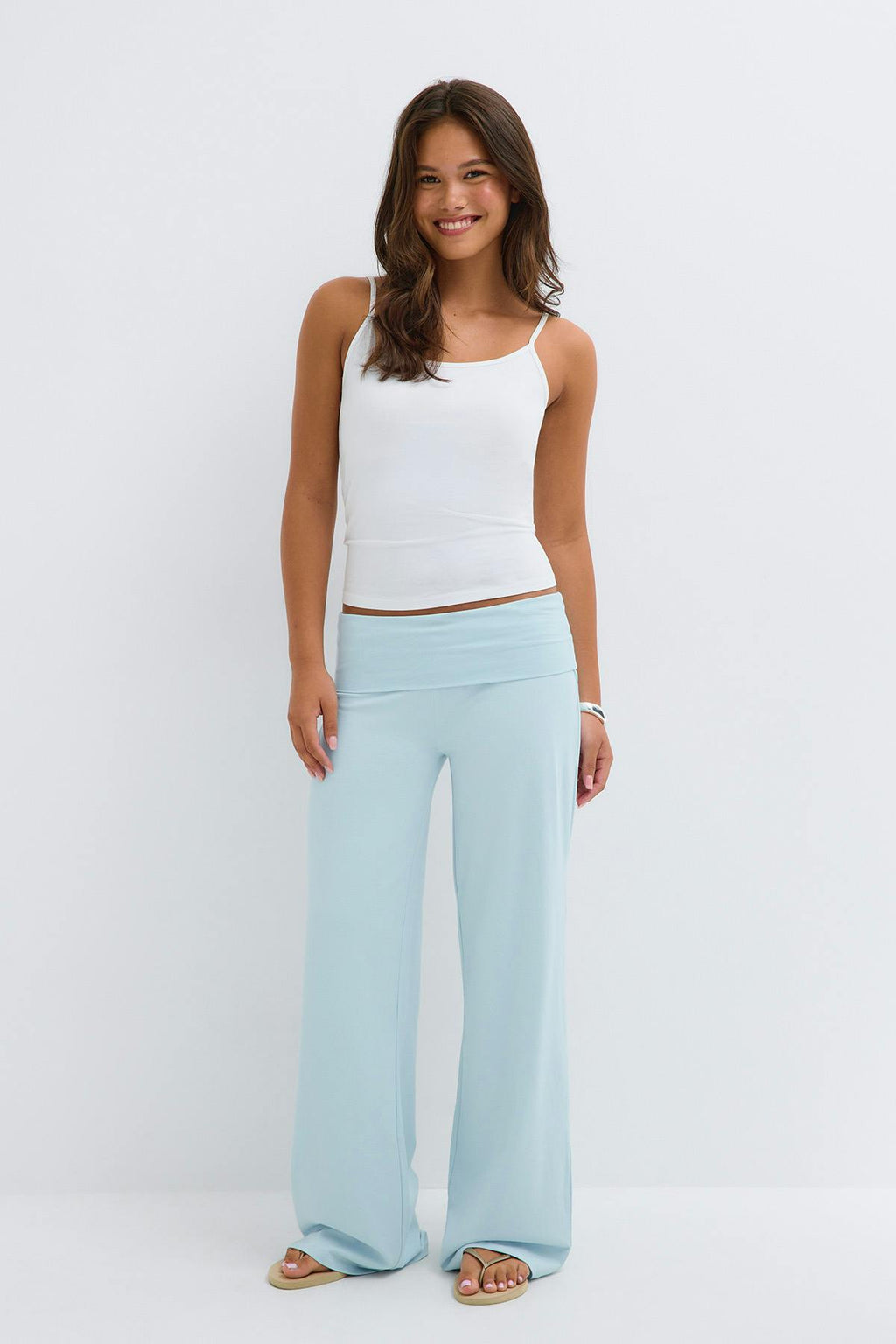 Y coral baggy yoga pants
