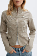 Button down uniform jacket