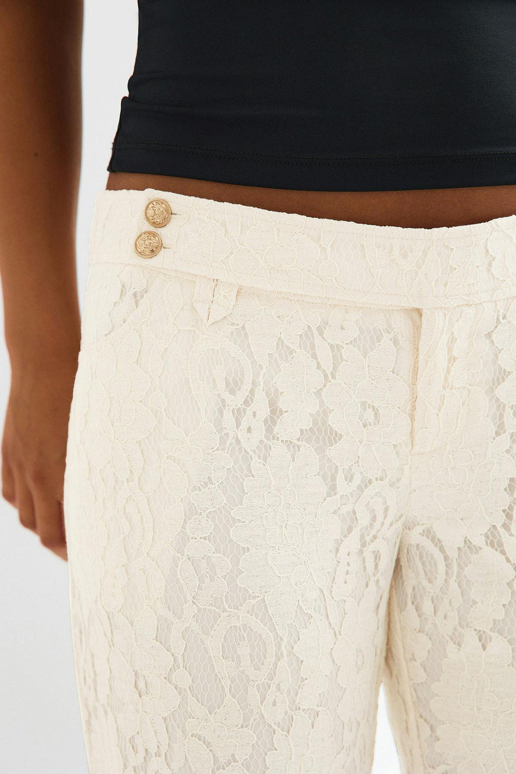14+ super low lace trousers