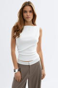 Boatneck tanktop