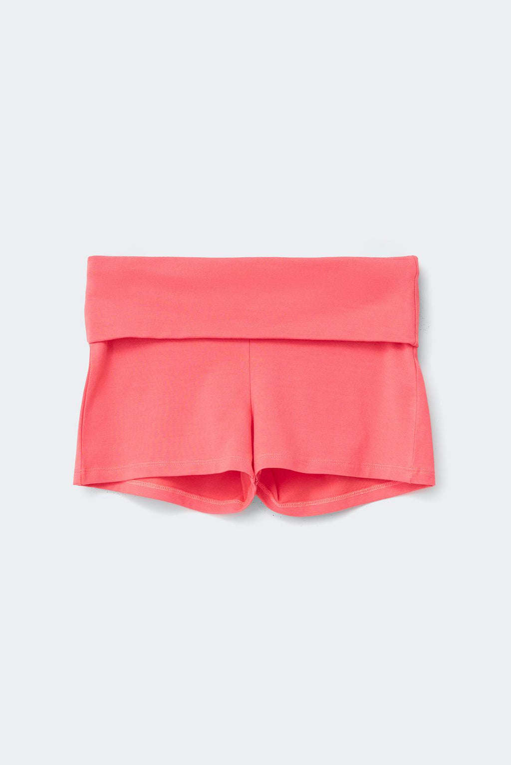 Y folded waist shorts