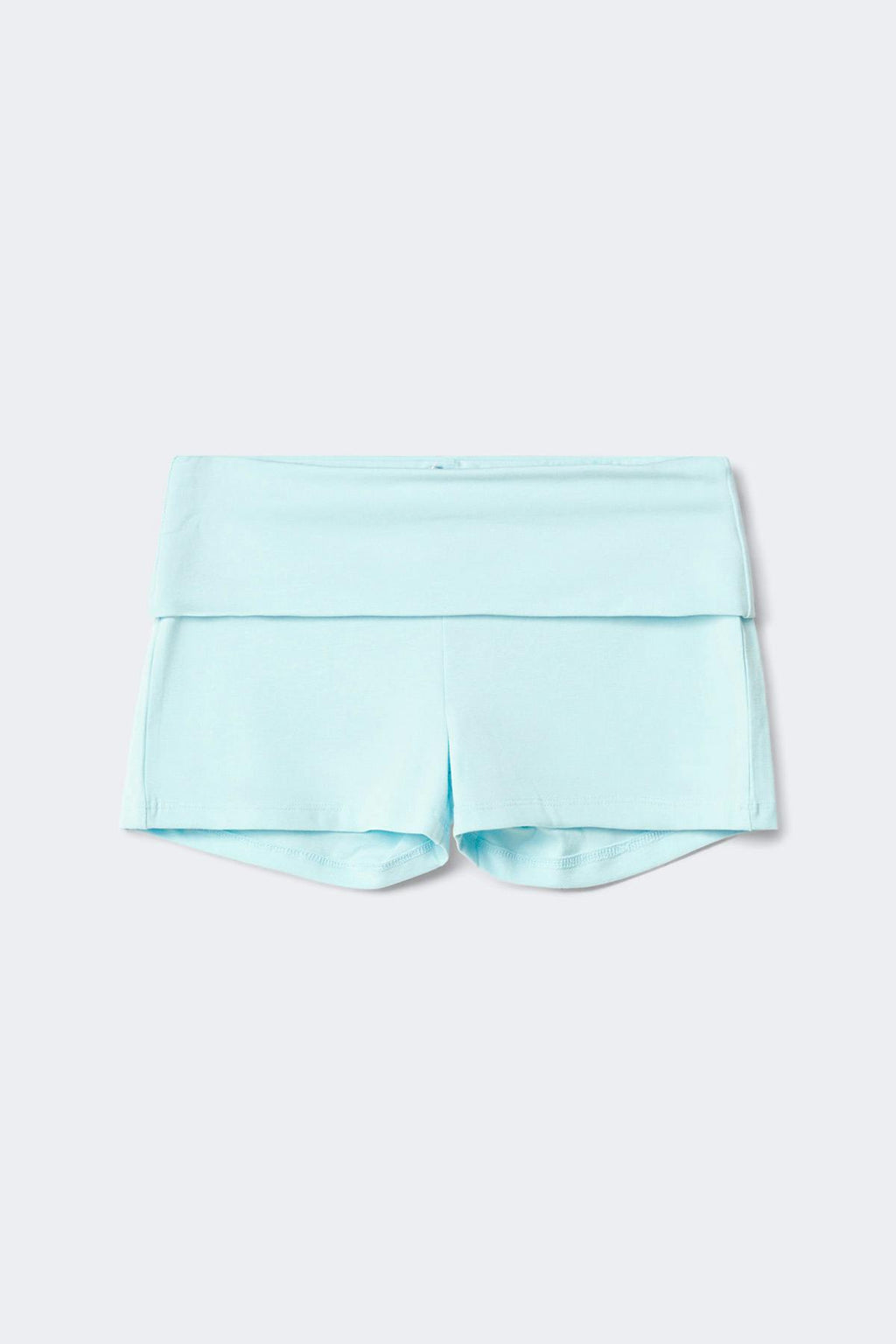 Y folded waist shorts