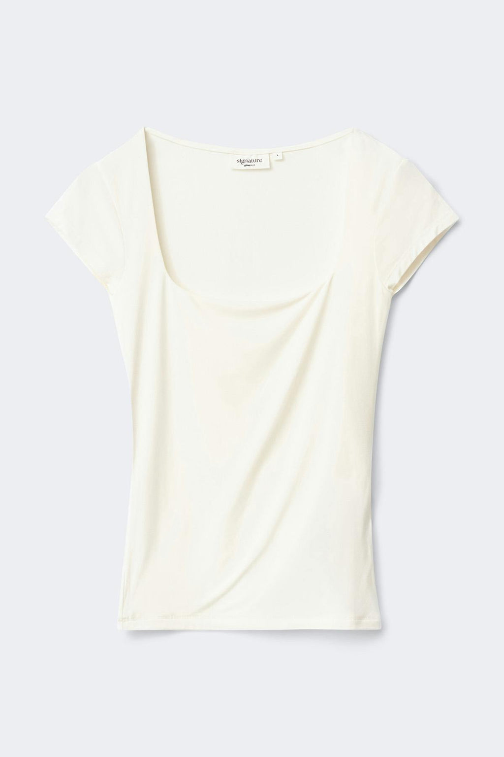 Slim fit short sleeve top